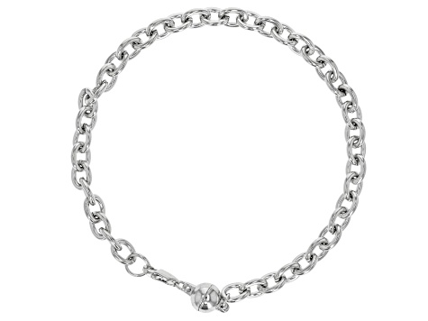 Silver Tone Assorted Charm Bracelets Set of 10 - JMKIT2026 | JTV