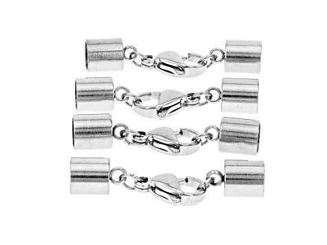 Stainless Steel Lobster Clasps & End Caps Set of 24