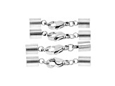 Stainless Steel Lobster Clasps & End Caps Set of 24