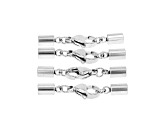 Stainless Steel Lobster Clasps & End Caps Set of 24