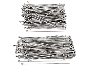 Stainless Steel Headpin in Two Sizes Set of 600
