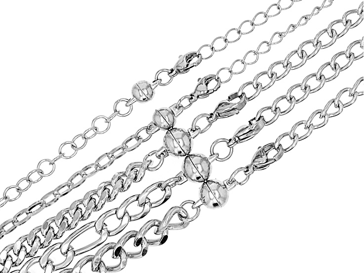Stainless Steel Finished Chain with Magnet Clasp in Assorted