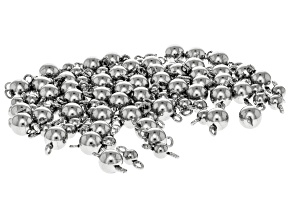 Stainless Steel 4mm & 6mm Ball Connector Set of 100