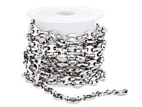 Stainless Steel 5mm Oval Link Unfinished Chain Total of 2 Meters