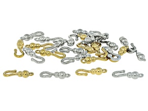Gold over Stainless Steel & 18k Gold Over Stainless Steel 13x5mm Set