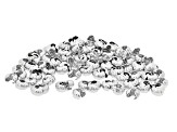Textured Brass Clamp-On Bead Tip Findings in Assorted Colors & Sizes appx 600 Pieces Total