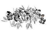 18k Gold Plated & Stainless Steel Flower Cups in Two Sizes appx 100 Pieces Total