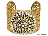 Cuff Bracelet And Glass Bead Supply With Project Kit And instructions