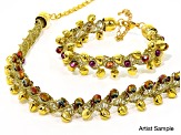With Bells On 10 Strand Wire Braiding necklace and bracelet supply and project kit in Golden Berry