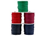 1 mm Wax Cord Spool Set of 10 in Assorted Colors appx 10 yards each
