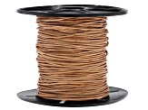 Round Leather Cord appx 1mm in Natural appx 50 Meters Spool