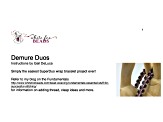 Demure Duos Wrap Bracelet with Cymbals Tutorial