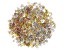 Aster Spacer Beads in Antiqued Silver, Gold, & Rose Tone Appx 1,000 Pieces Total