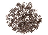 Aster Spacer Beads in Antiqued Silver, Copper, and Brass Tones Appx 1,000 Pieces Total