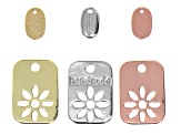 "Handmade" Hang Tag Set in 2 Styles in 3 Tones 50 Pieces Total