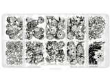 Assorted Bead Cap Set in 10 Styles in Silver Tone 250 Pieces Total with Storage Case
