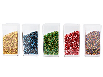 Picture of 11/0 Multi-Color Glass Seed Beads Set of 4,500 Beads