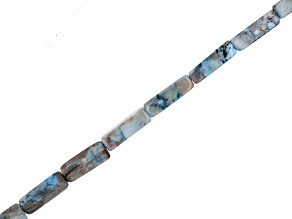 Blue Jasper 14x13mm Bead Strand 15 inches