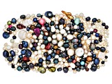 Multicolor Assorted Cultured Freshwater Pearl 1/2 lb Mix