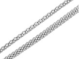 Stainless Steel Round Unfinished Chain Duo Total of 8 Meters