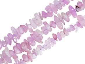 Kunzite 4-8mm Chip Bead Strand Set of 3
