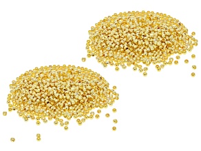 Gold Tone 2.5mm Crimp Bead Set of 1800