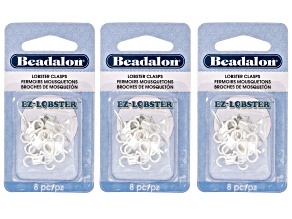 Silver Plated 13mm Lobster Clasp Set of 24