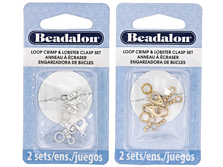 Lobster Clasp, Crimps, & Jump Ring Set - JMO305 | JTV