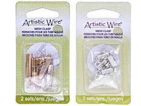 Artistic Wire® Silver & Gold Tone Extension Chain with Lobster Claw Clasp Set of 4