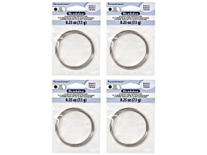 Stainless Steel 7 Gauge Round Remembrance™ Memory Wire Coil Set of 76