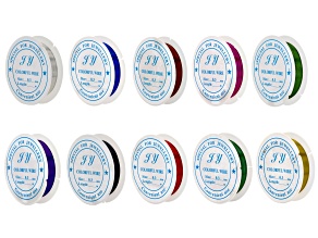 Multi-Color .3mm Bead Stringing Wire Total of 10 Spools