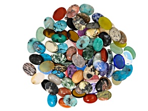 Multi-Stone 10x14mm Cabochon Set of 100