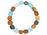 Assorted Multi-Stone Bracelet Set of 10