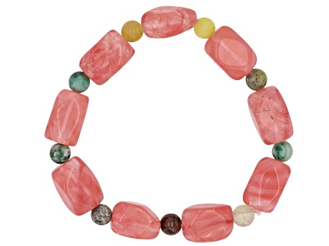 Assorted Multi-Stone Bracelet Set of 10