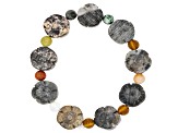 Assorted Multi-Stone Bracelet Set of 10