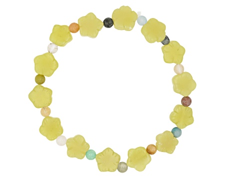 Assorted Multi-Stone Bracelet Set of 10