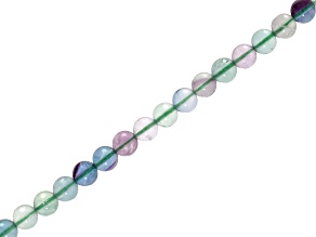 Fluorite 6mm Round Bead Strand Approximately 15-16" in Length