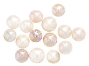 Mabe Domed Cultured Freshwater Pearl 15mm Focal Cabochon Set of 15
