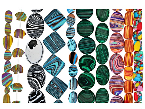 Calisilica Assorted Mystery Bag Bead Strand Set of 10