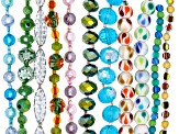 Multicolor Assorted Size and Shape Set of 11