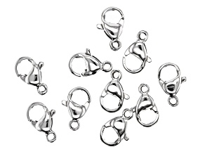 Stainless Steel Appx 10x6mm Lobster Style Clasp Appx 10 Pieces