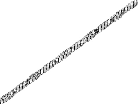 Stainless Steel Oval Unfinished Chain with Appx 1mm Links