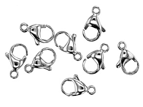 Stainless Steel Appx 13x8mm Lobster Style Clasps Appx 8 Pieces