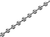 Stainless Steel Unfinished Ball Chain Appx 1 Meter in length Appx 2mm Links with Connector