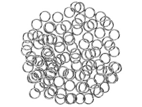 Stainless Steel Appx 6mm Jump Rings Appx 100 Pieces