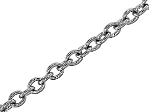 Stainless Steel Unfinished Rolo Chain Appx 1 Meter in length Appx 3x2mm Links