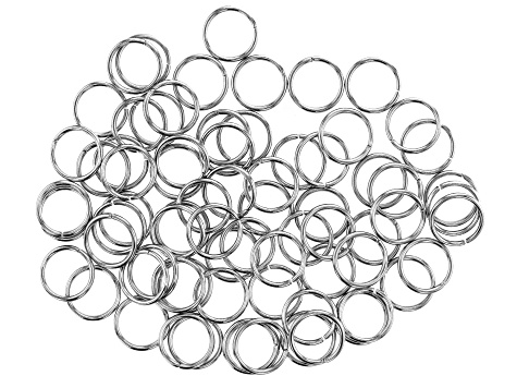Stainless Steel Appx 10mm Jump Rings Appx 75 Pieces