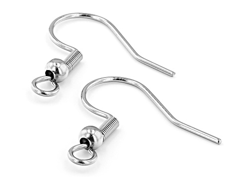 Stainless Steel Appx 19mm Fish Hook Earwires Appx 10 Pairs