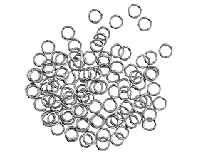 Stainless Steel Appx 5mm Jump Rings Appx 100 Pieces