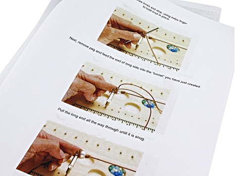 Barrel Knot Necklace Project Kit by Sandra Younger